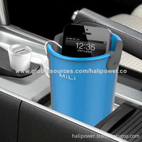 USB Car Mounted Charger with 4 outputs 5V/2.4A